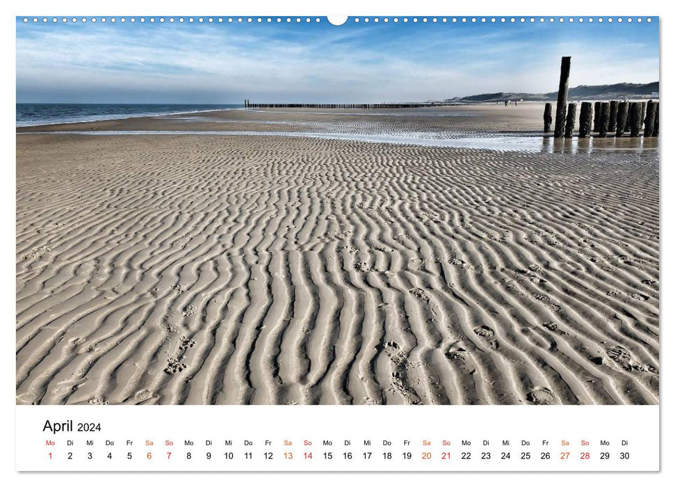 Back at the North Sea (CALVENDO Premium Wall Calendar 2024) 