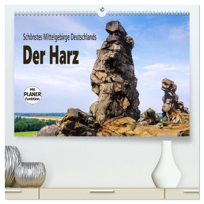 The Harz - Germany's most beautiful low mountain range (CALVENDO Premium Wall Calendar 2024) 