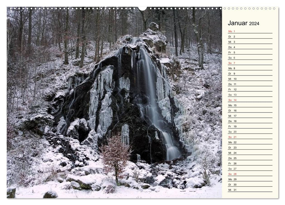 The Harz - Germany's most beautiful low mountain range (CALVENDO Premium Wall Calendar 2024) 