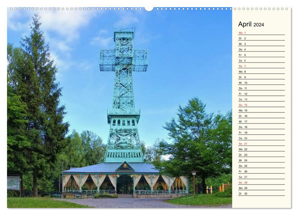 Der Harz - Schönstes Mittelgebirge Deutschlands (CALVENDO Premium Wandkalender 2024)