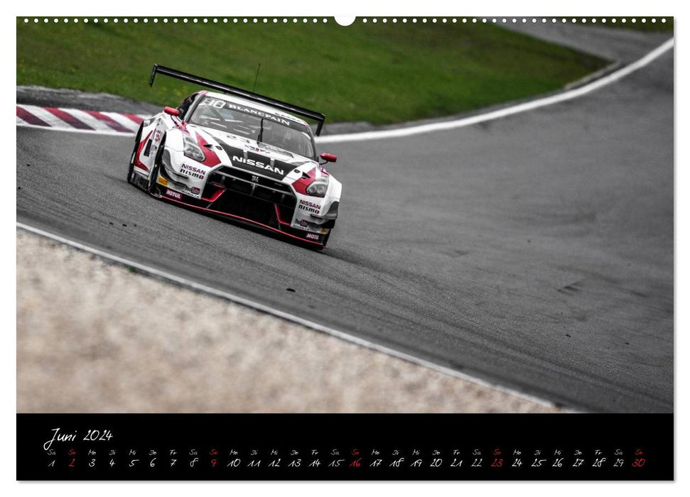 EMOTIONS ON THE GRID - Blancpain Endurance Series Nürburgring (CALVENDO Premium Wall Calendar 2024) 