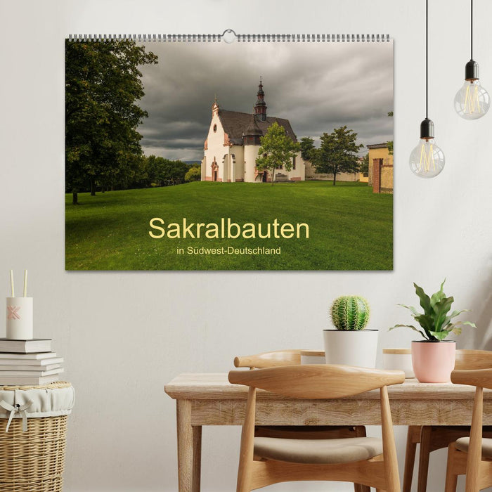 Sakralbauten in Südwest-Deutschland (CALVENDO Wandkalender 2024)