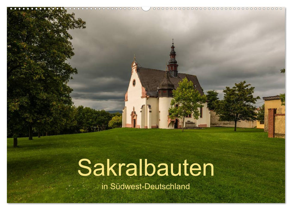 Sakralbauten in Südwest-Deutschland (CALVENDO Wandkalender 2024)