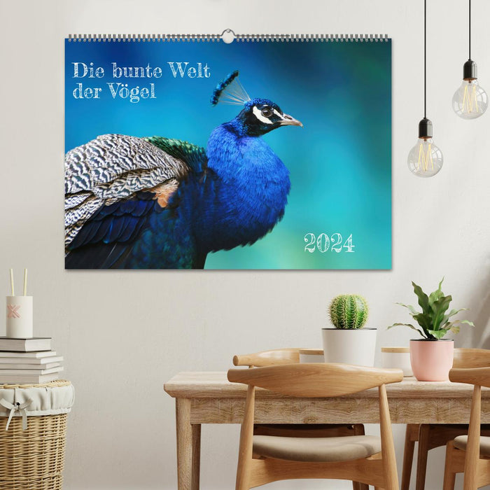 Die bunte Welt der Vögel (CALVENDO Wandkalender 2024)
