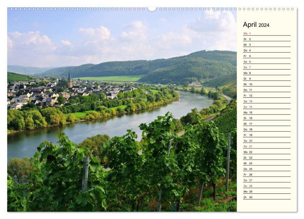 Along the Moselle (CALVENDO Premium Wall Calendar 2024) 