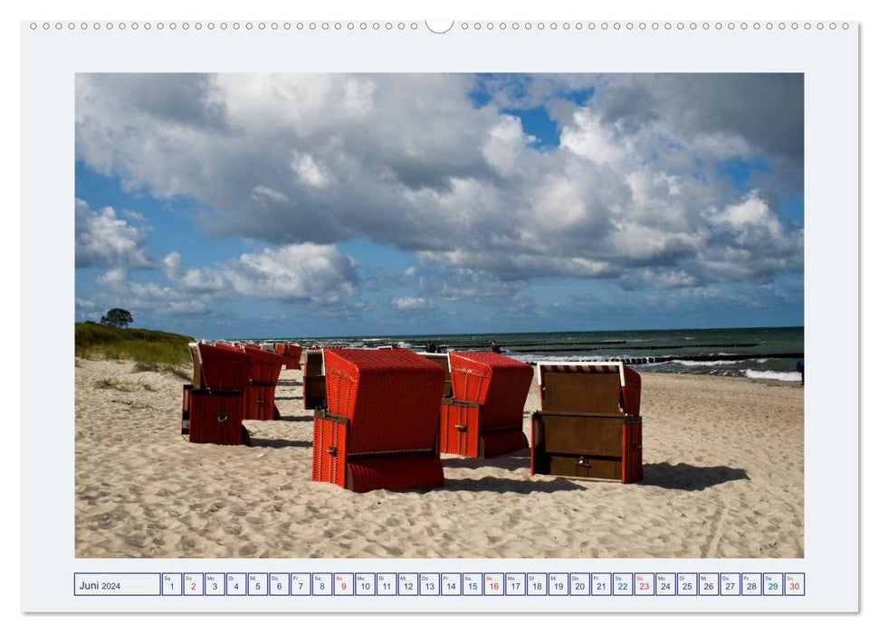 Inselhüpfen entlang der Ostsee (CALVENDO Premium Wandkalender 2024)