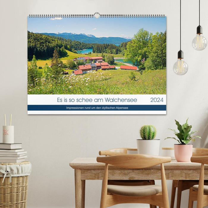 It's so nice at Walchensee 2024 (CALVENDO wall calendar 2024) 