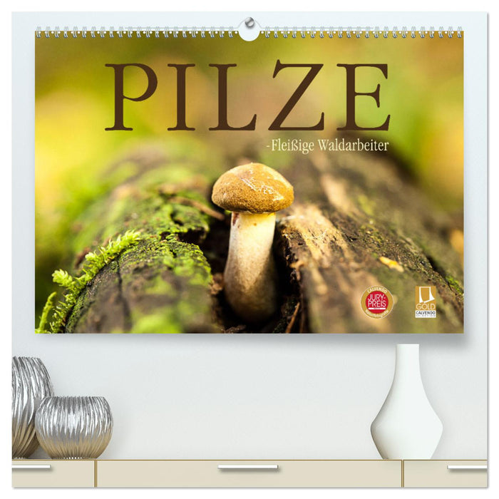 Pilze - fleißige Waldarbeiter (CALVENDO Premium Wandkalender 2024)