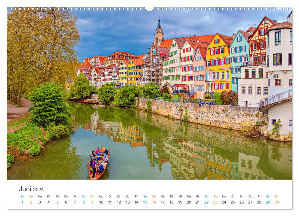 Tübingen - The Swabian university town (CALVENDO wall calendar 2024) 