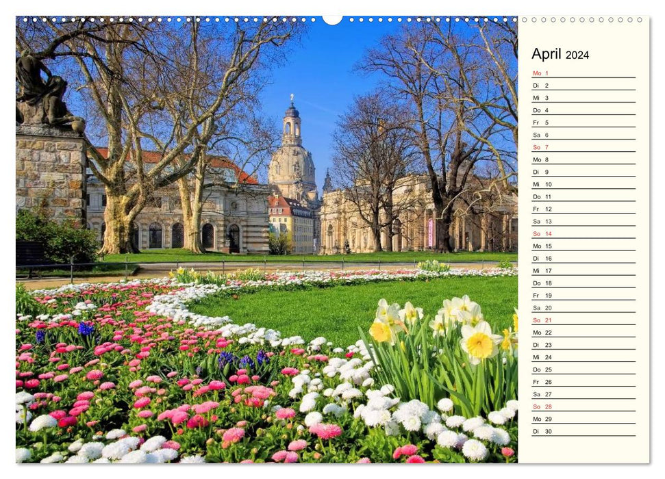 On the road in beautiful Saxony (CALVENDO wall calendar 2024) 