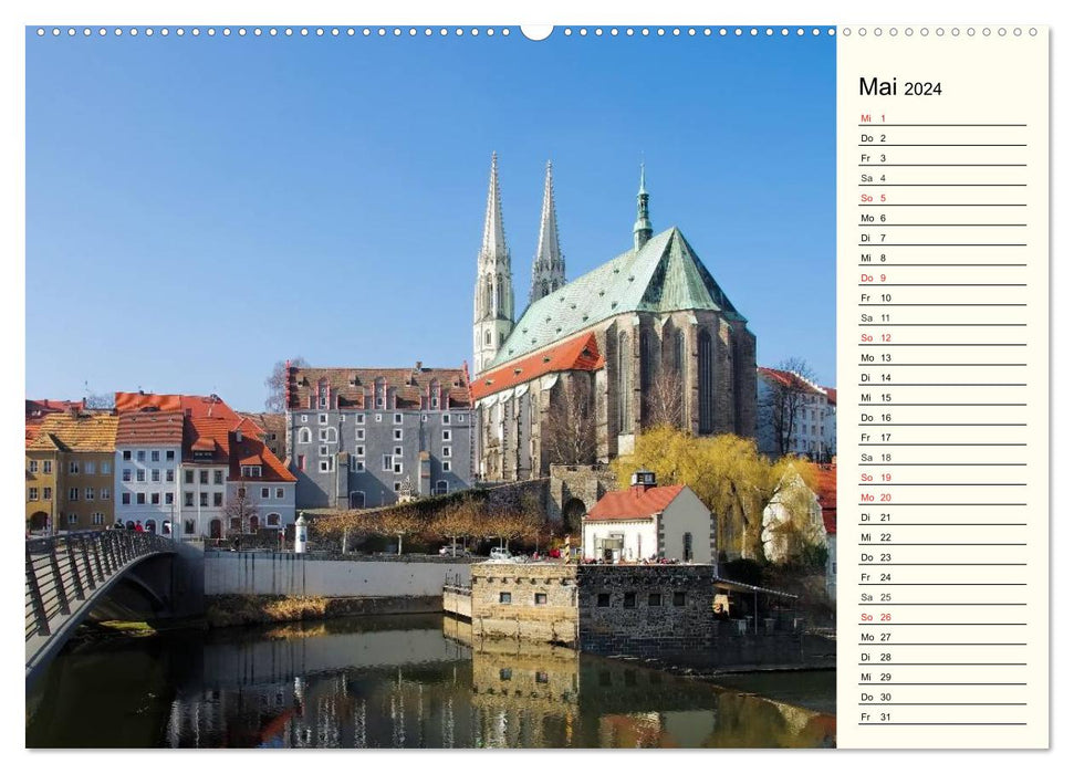 On the road in beautiful Saxony (CALVENDO wall calendar 2024) 