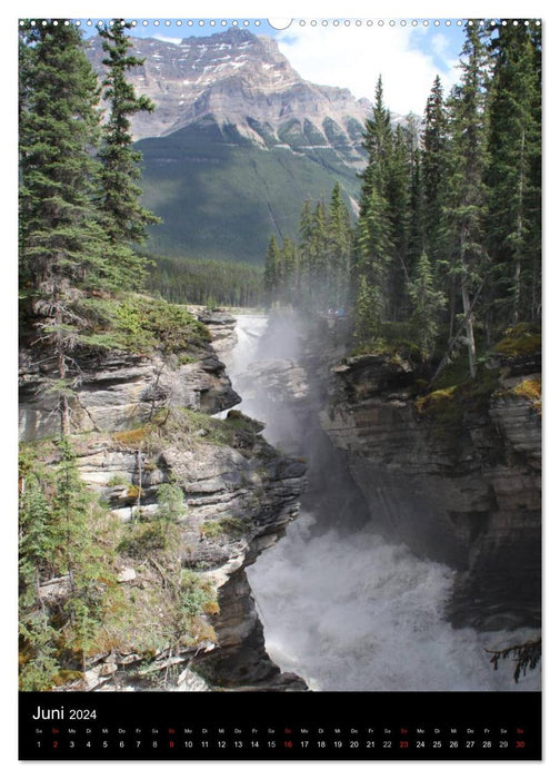 Waterfalls in North America 2024 (CALVENDO Premium Wall Calendar 2024) 