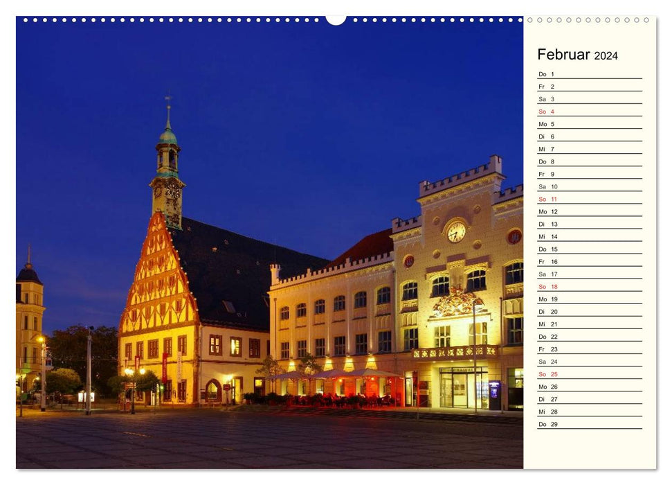 Zwickau - Stadt an der Mulde (CALVENDO Premium Wandkalender 2024)