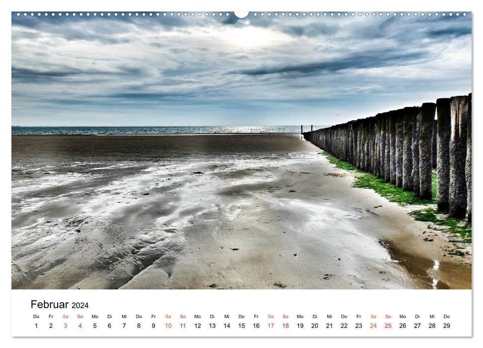 Back at the North Sea (CALVENDO wall calendar 2024) 