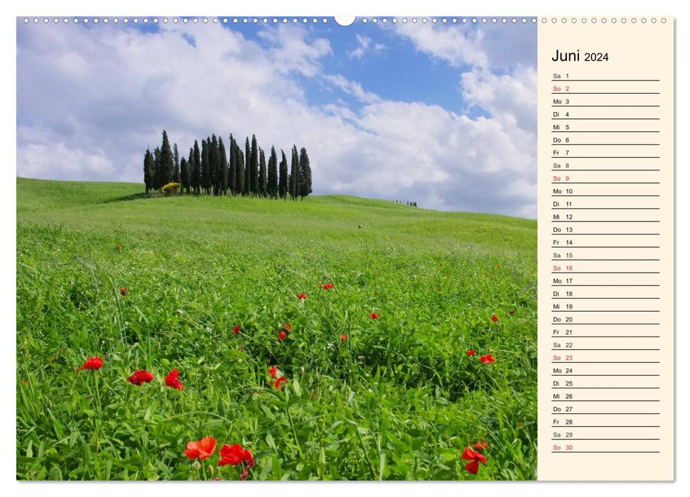 Toskana – Traumlandschaft in Italien (CALVENDO Wandkalender 2024)