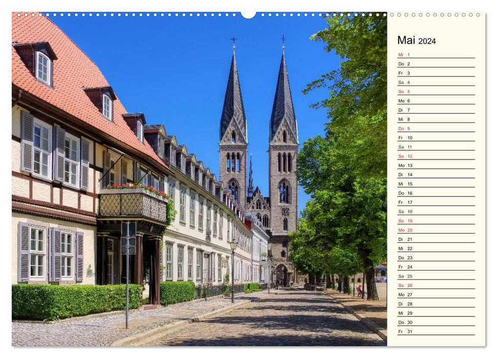 Der Harz - Schönstes Mittelgebirge Deutschlands (CALVENDO Wandkalender 2024)