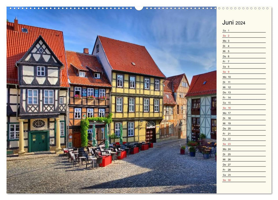 Der Harz - Schönstes Mittelgebirge Deutschlands (CALVENDO Wandkalender 2024)