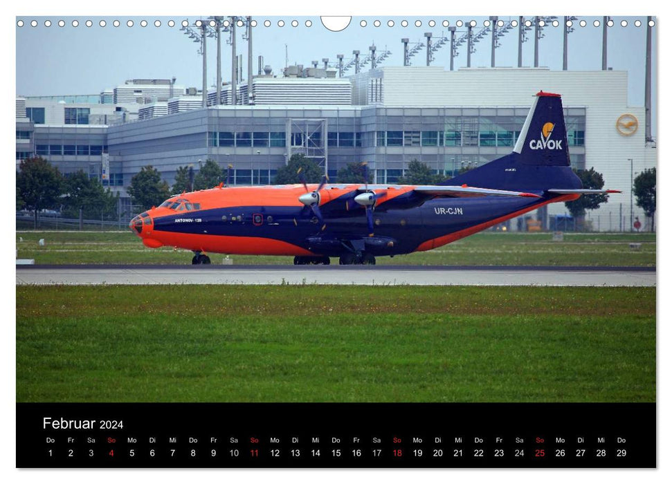 Flugverkehr (CALVENDO Wandkalender 2024)