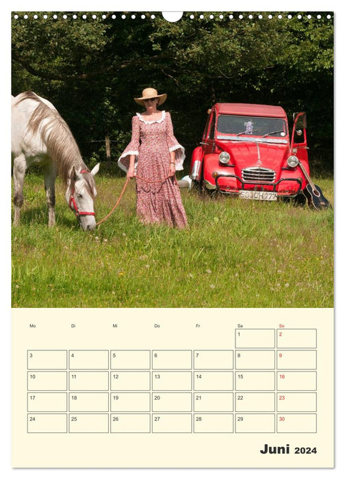 Citroën 2CV - Duck lifestyle (CALVENDO wall calendar 2024) 