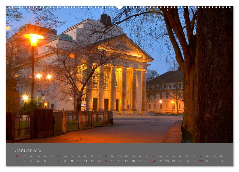 Detmold Lichtspielei (CALVENDO Premium Wall Calendar 2024) 