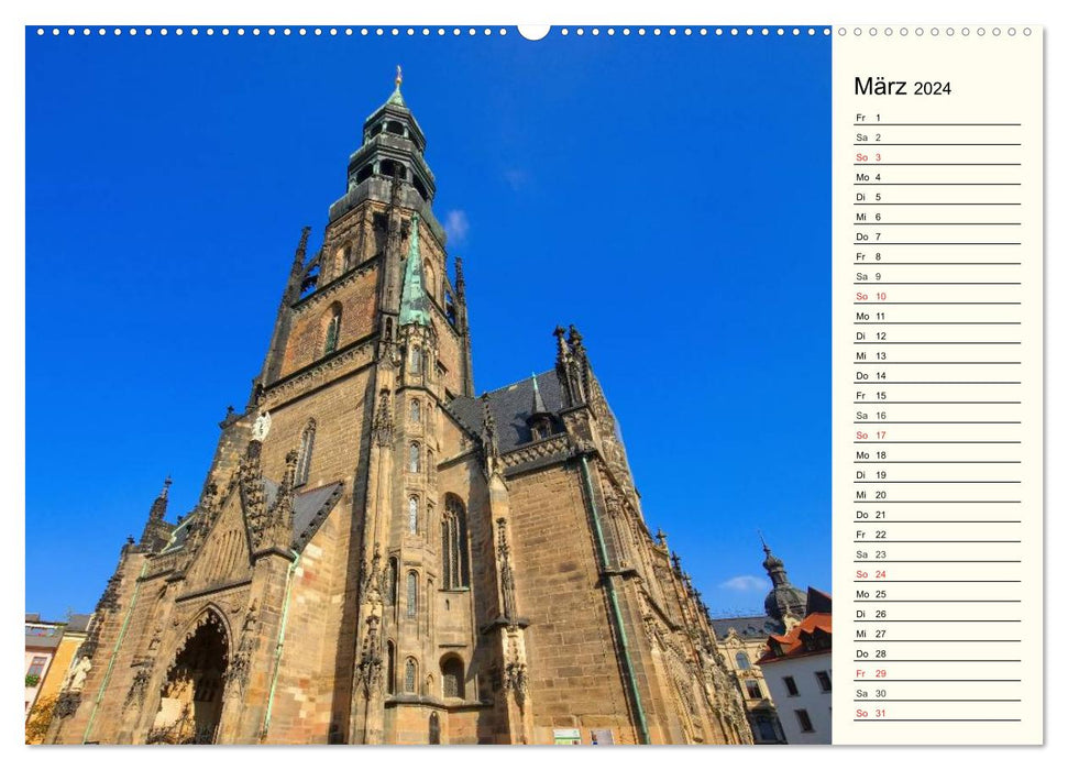 Zwickau - city on the Mulde (CALVENDO wall calendar 2024) 