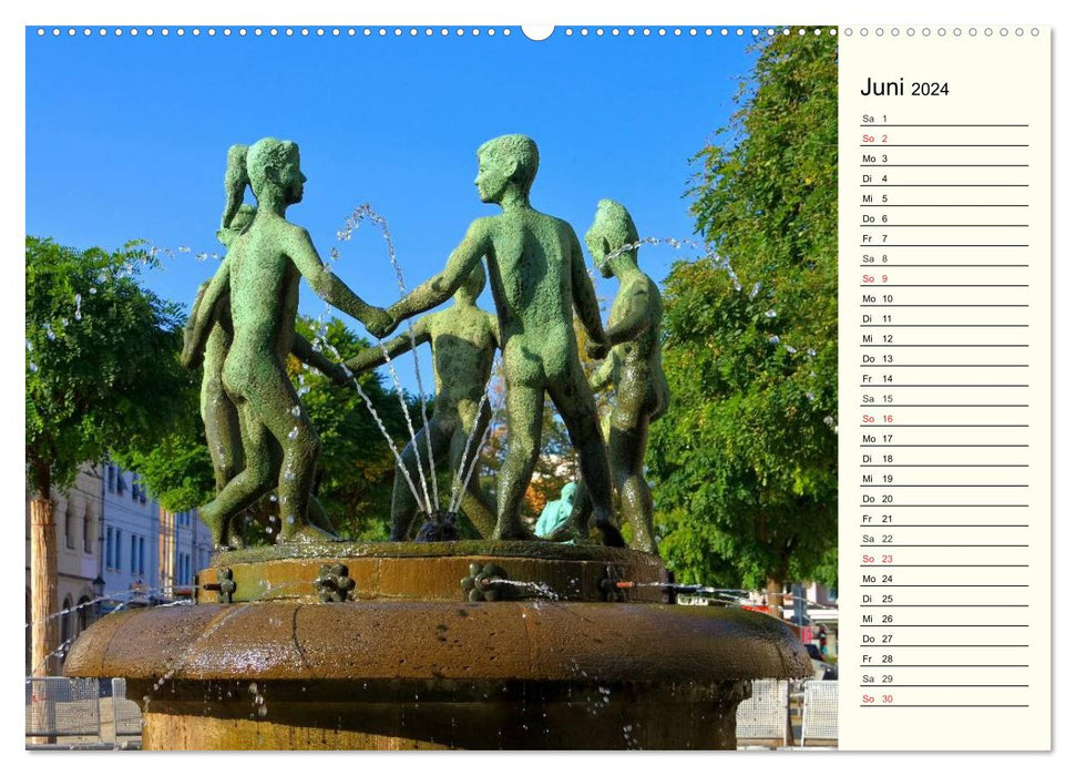 Zwickau - city on the Mulde (CALVENDO wall calendar 2024) 