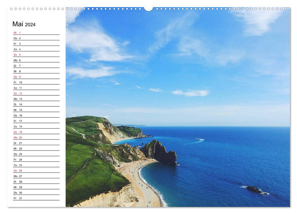 Traumurlaub am Meer. Sonne, Sand und Wasser (CALVENDO Wandkalender 2024)