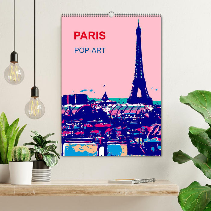 Paris pop-art (CALVENDO Wandkalender 2024)