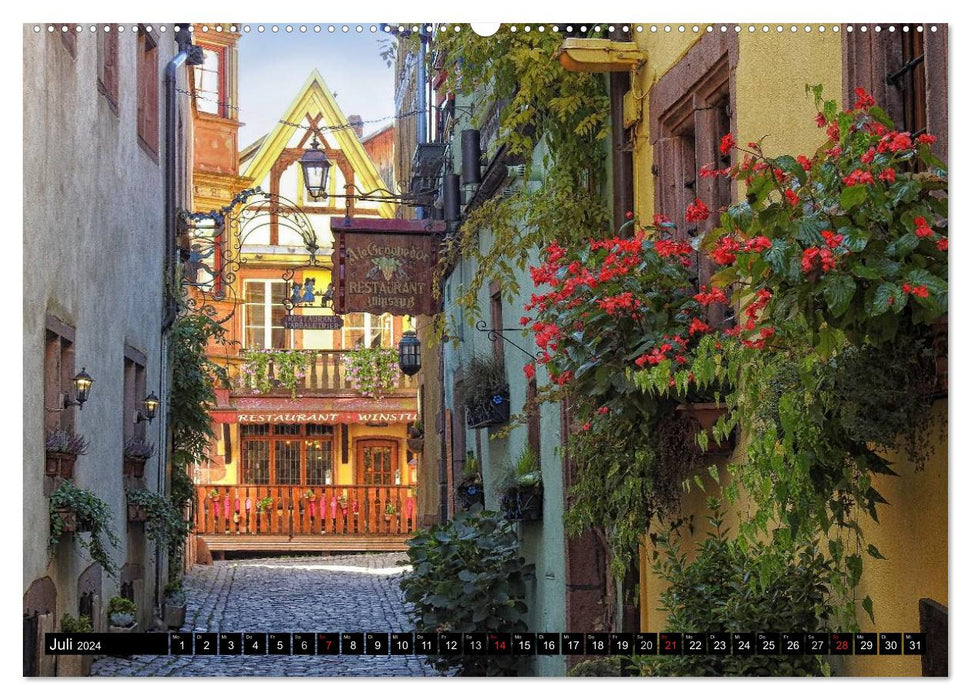 Reiseziel Elsass (CALVENDO Premium Wandkalender 2024)