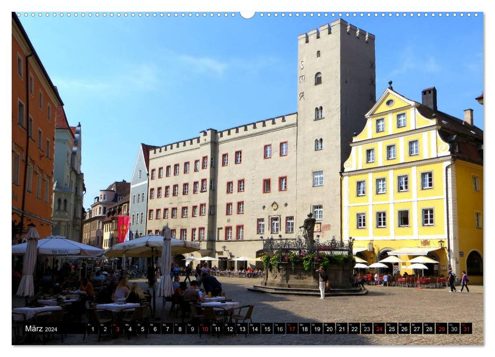 Regensburg erleben (CALVENDO Premium Wandkalender 2024)