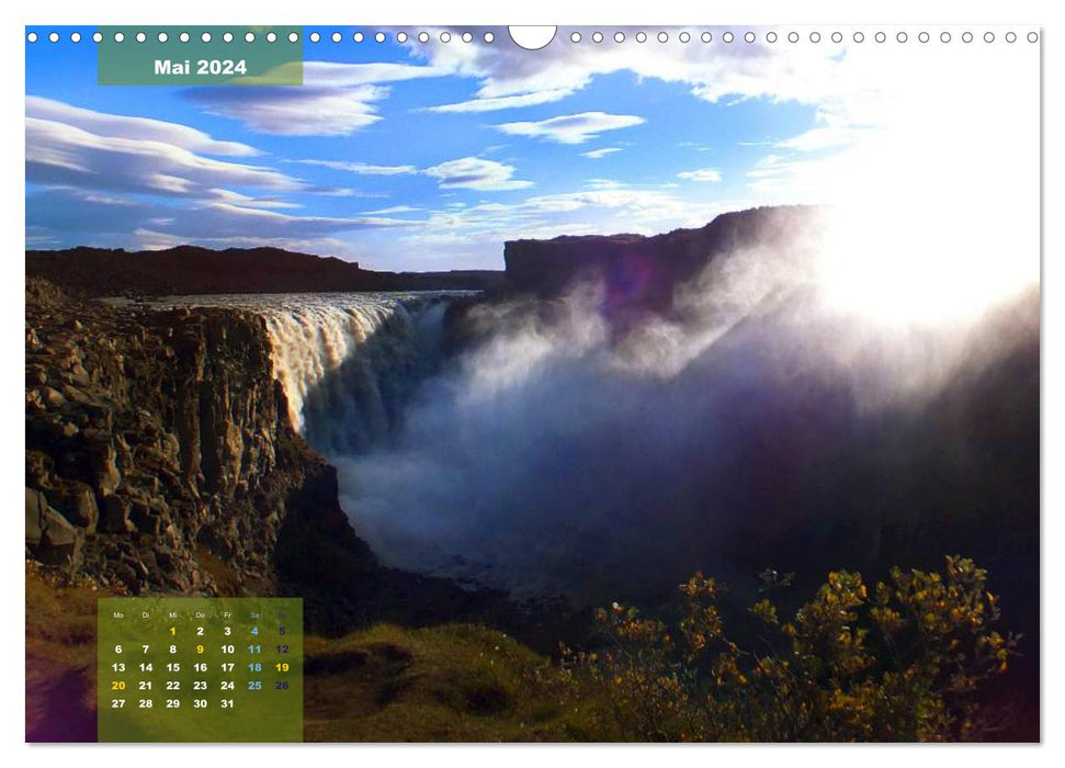 Naturwunder Wasserfälle (CALVENDO Wandkalender 2024)