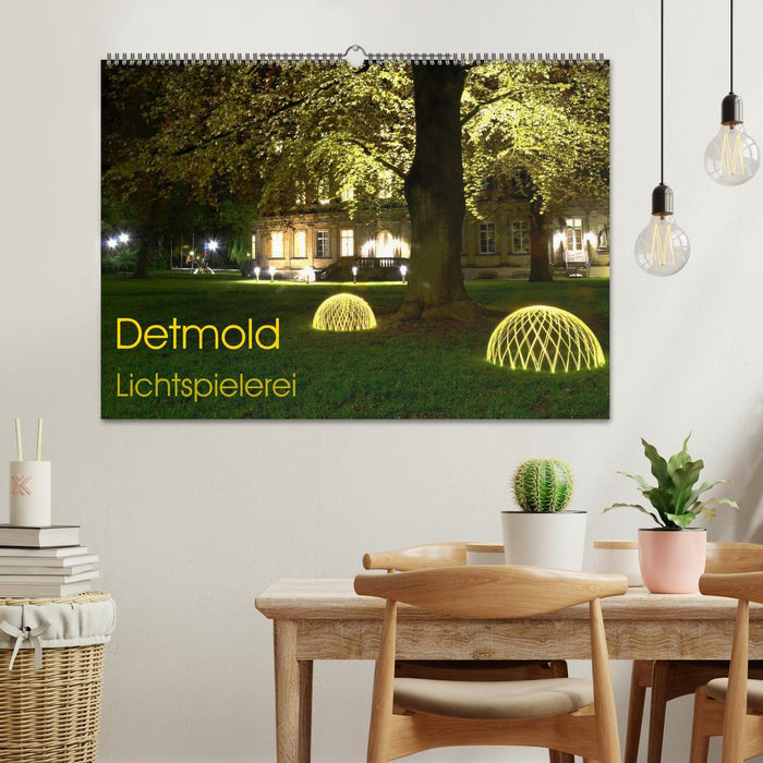 Detmold light play (CALVENDO wall calendar 2024) 