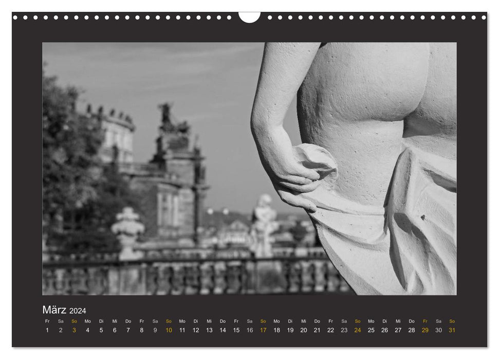 Dresden's silent gestures (CALVENDO wall calendar 2024) 