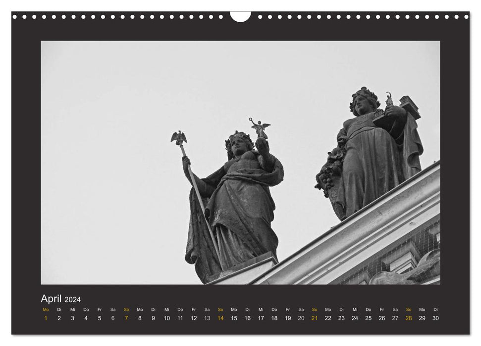 Dresden's silent gestures (CALVENDO wall calendar 2024) 