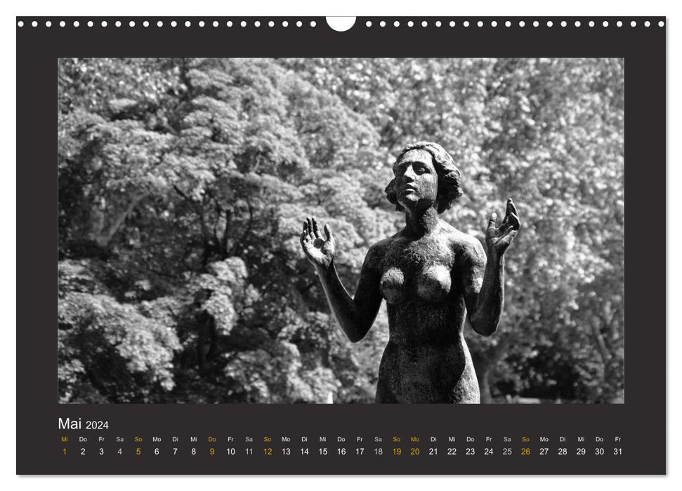 Dresden's silent gestures (CALVENDO wall calendar 2024) 