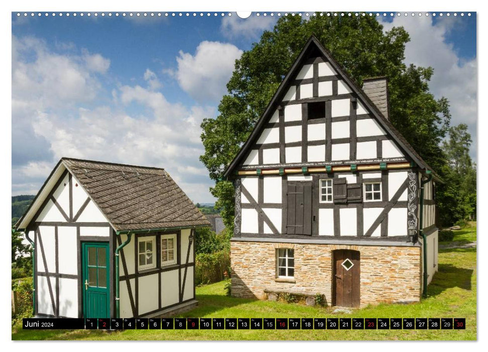 Sauerland half-timbered idyll (CALVENDO Premium Wall Calendar 2024) 