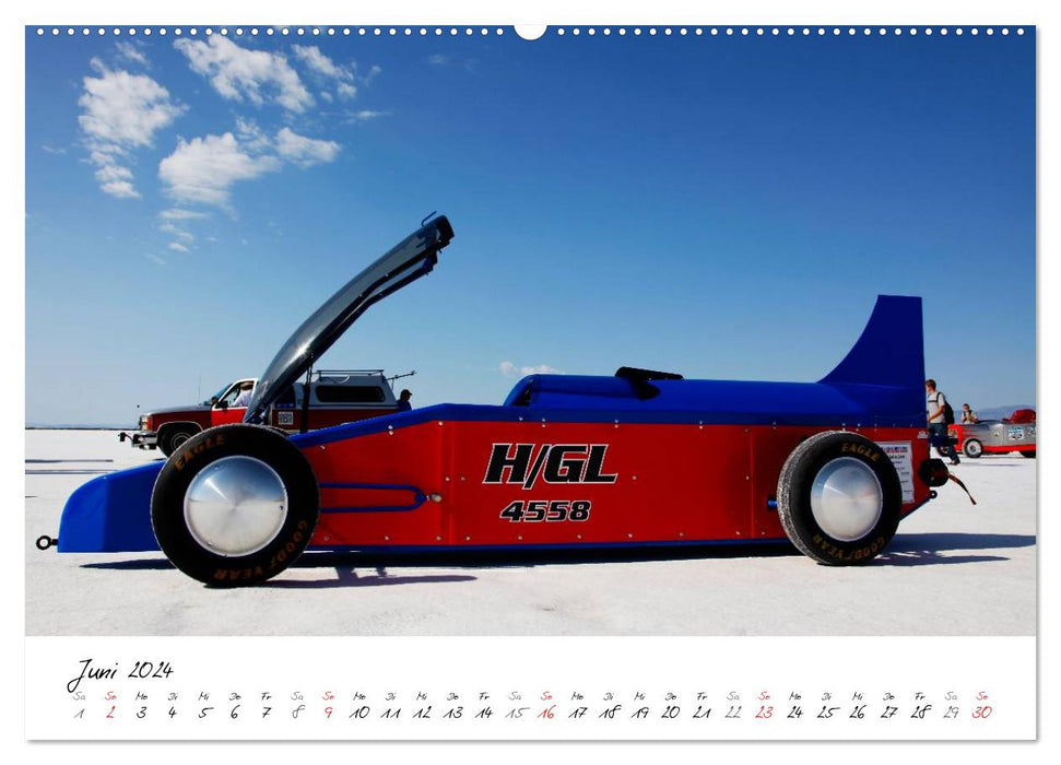 Die Welt der Rekorde - Bonneville Speedway (CALVENDO Premium Wandkalender 2024)