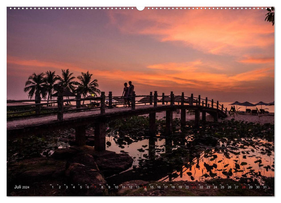Vietnam und Kambodscha - Magische Momente. (CALVENDO Premium Wandkalender 2024)