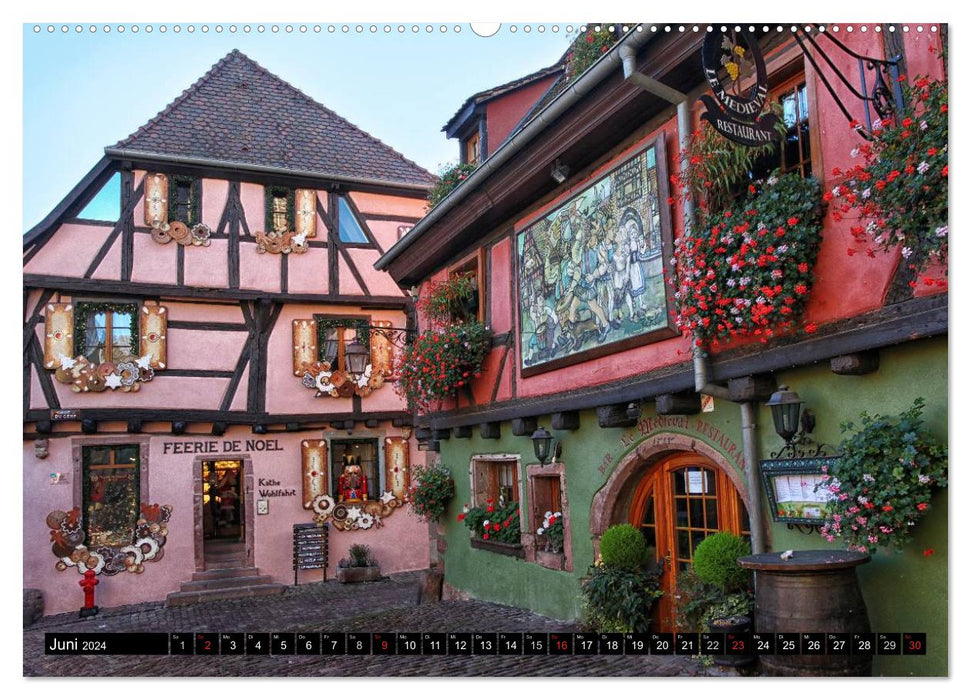 Destination Alsace (CALVENDO wall calendar 2024) 