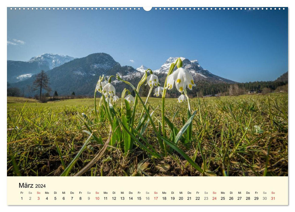 Das Saalachtal - Herz des Pinzgau (CALVENDO Premium Wandkalender 2024)