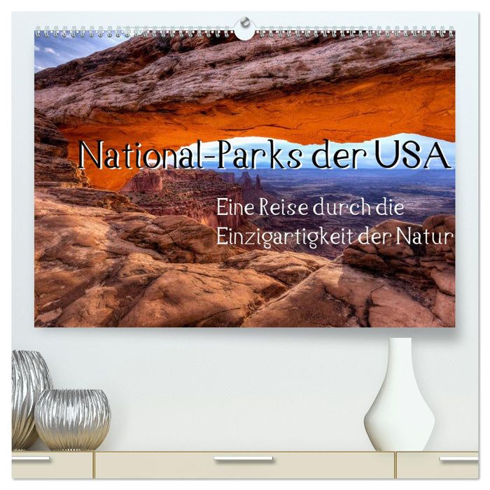 Parcs nationaux des États-Unis (Calendrier mural CALVENDO Premium 2024) 