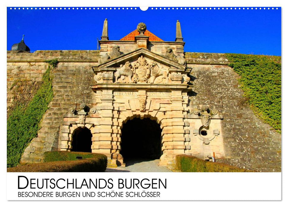 Deutschlands Burgen - besondere Burgen und schöne Schlösser (CALVENDO Wandkalender 2024)