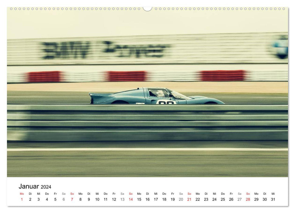 In the rush of speed 2024 (CALVENDO wall calendar 2024) 