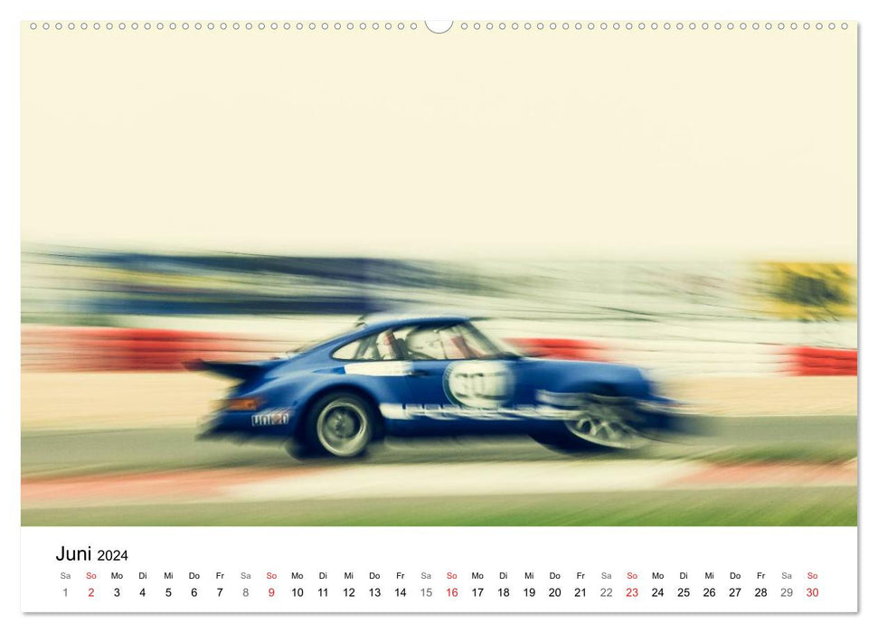 In the rush of speed 2024 (CALVENDO wall calendar 2024) 