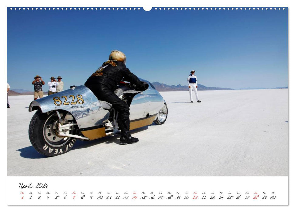 The world of records - Bonneville Speedway (CALVENDO wall calendar 2024) 