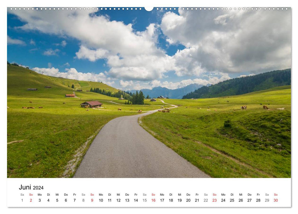 Salzburger Saalachtal - unterwegs im Pinzgau (CALVENDO Wandkalender 2024)