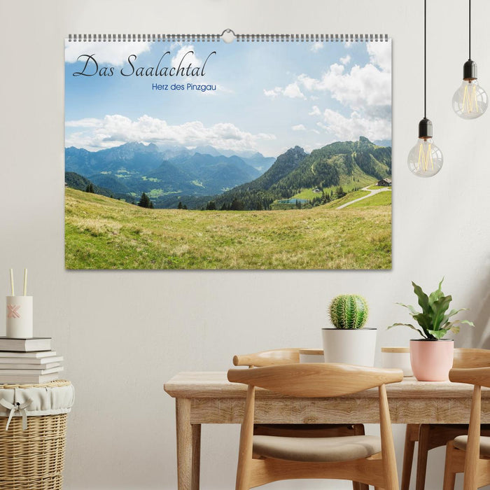 Le Saalachtal - Cœur du Pinzgau (Calendrier mural CALVENDO 2024) 