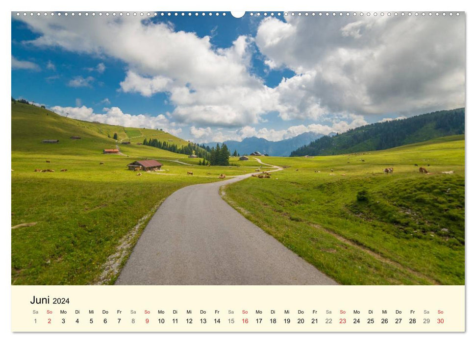 Le Saalachtal - Cœur du Pinzgau (Calendrier mural CALVENDO 2024) 