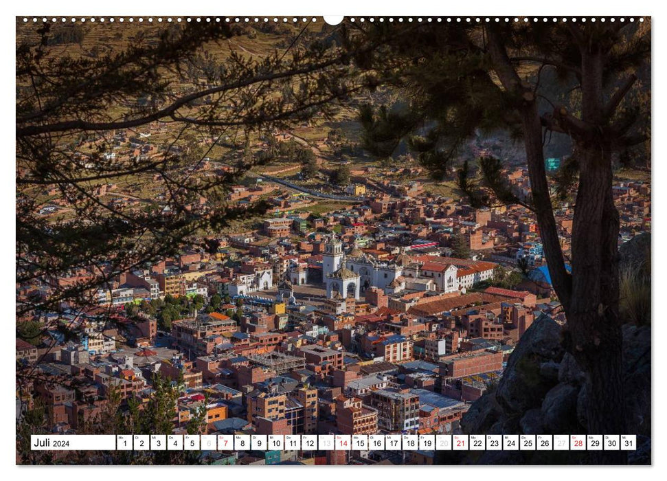 Bolivien - Titicacasee und Copacabana (CALVENDO Premium Wandkalender 2024)