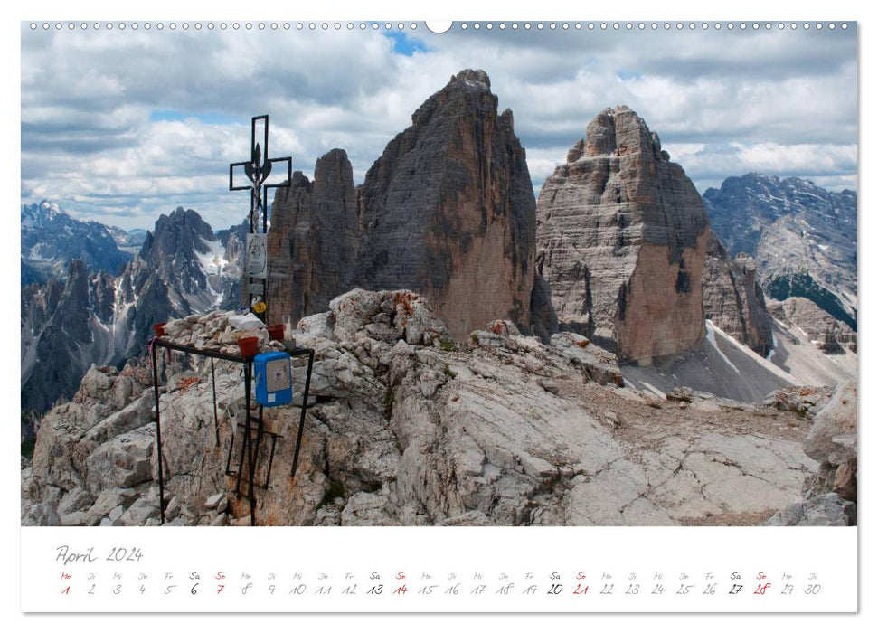 Accro aux Dolomites (Calendrier mural CALVENDO Premium 2024) 